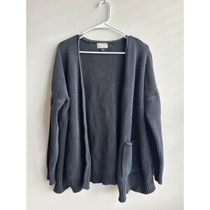 Universal Thread Black Cardigan Women Size L